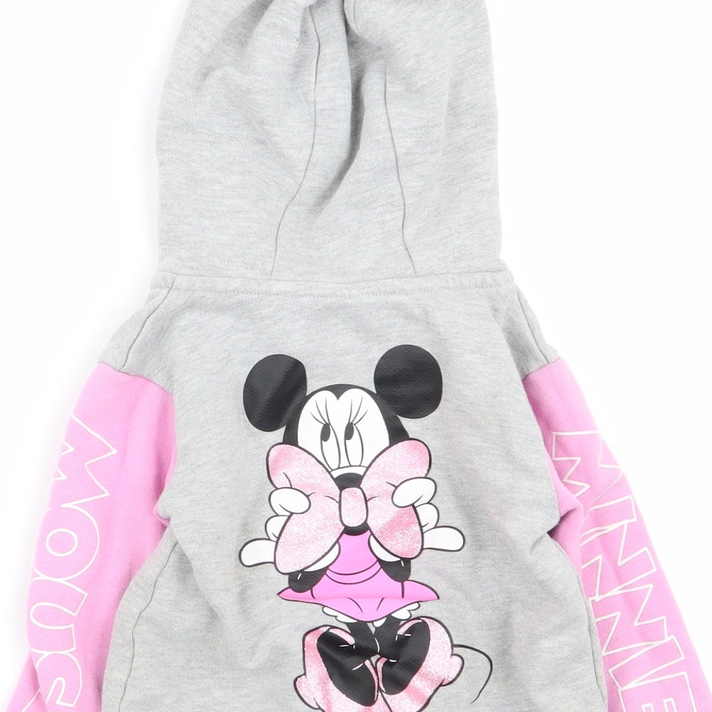 Disney Girls Grey   Full Zip Jumper Size 18-24 Months