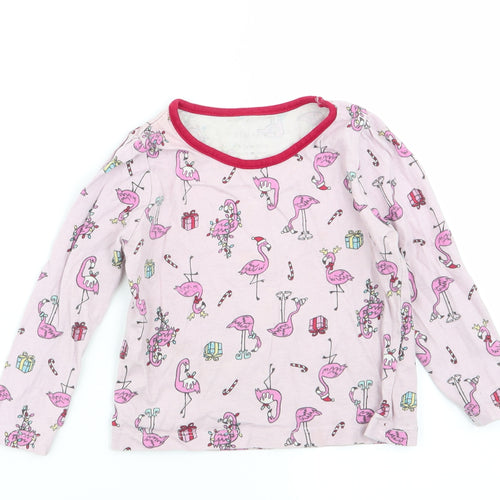 Primark Girls Pink Geometric  Babydoll Pyjama Top Size 18-24 Months