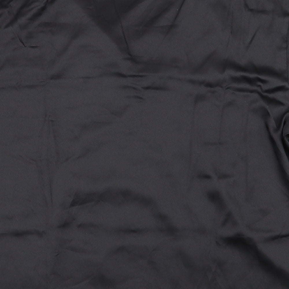 victoria secret Womens Black Solid  Top Pyjama Top Size M