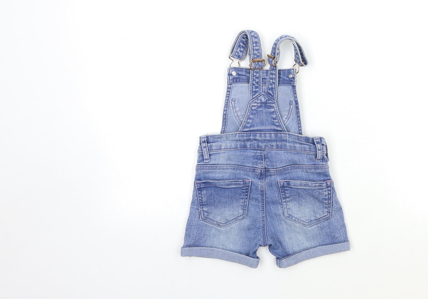 M&Co Baby Blue  Damask Cropped Jeans Size 12-18 Months