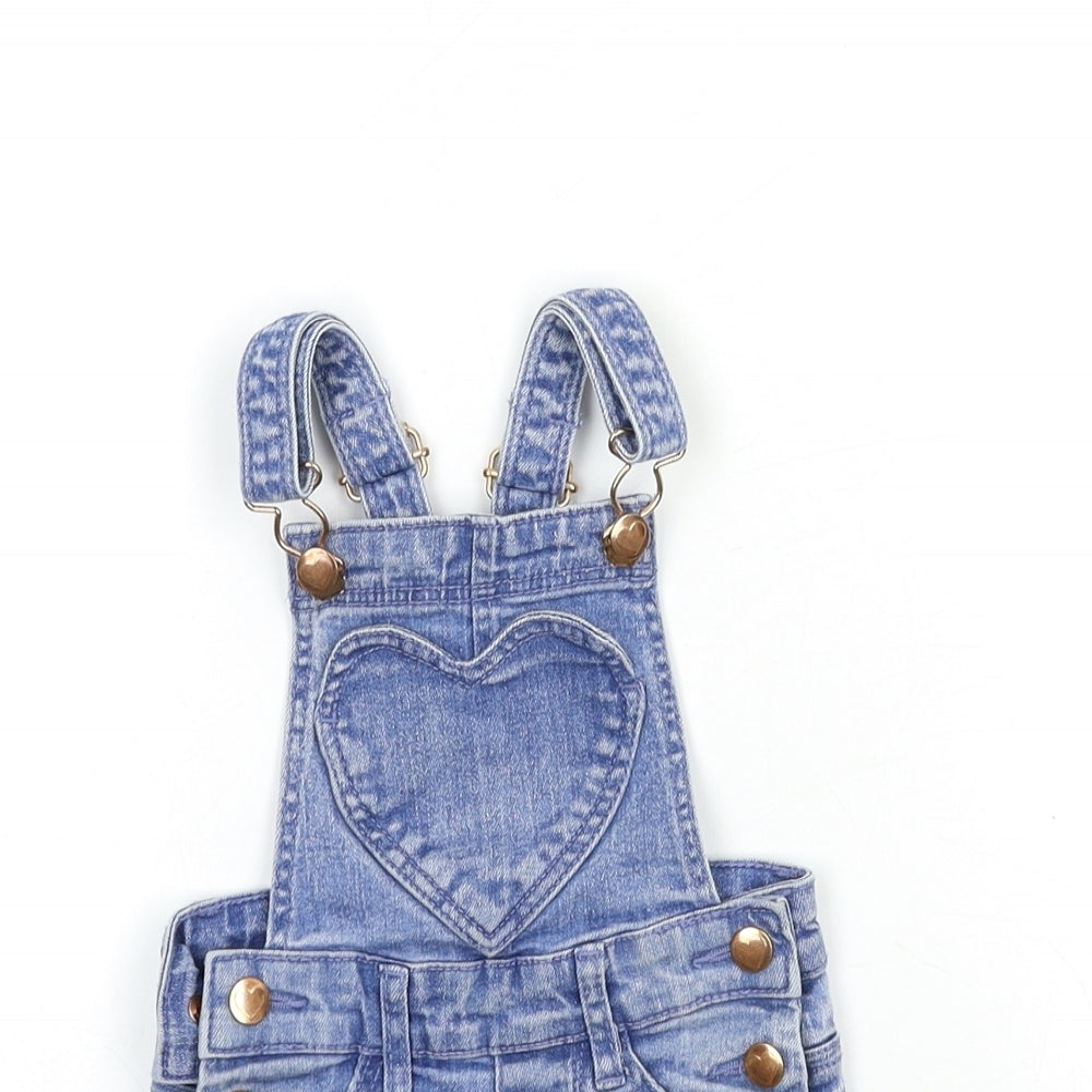 M&Co Baby Blue  Damask Cropped Jeans Size 12-18 Months