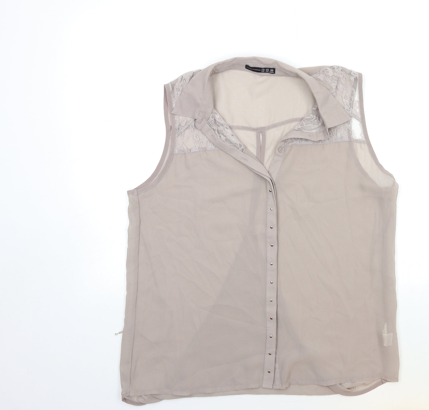 Atmosphere Womens Grey   Basic Blouse Size 14