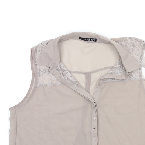 Atmosphere Womens Grey   Basic Blouse Size 14