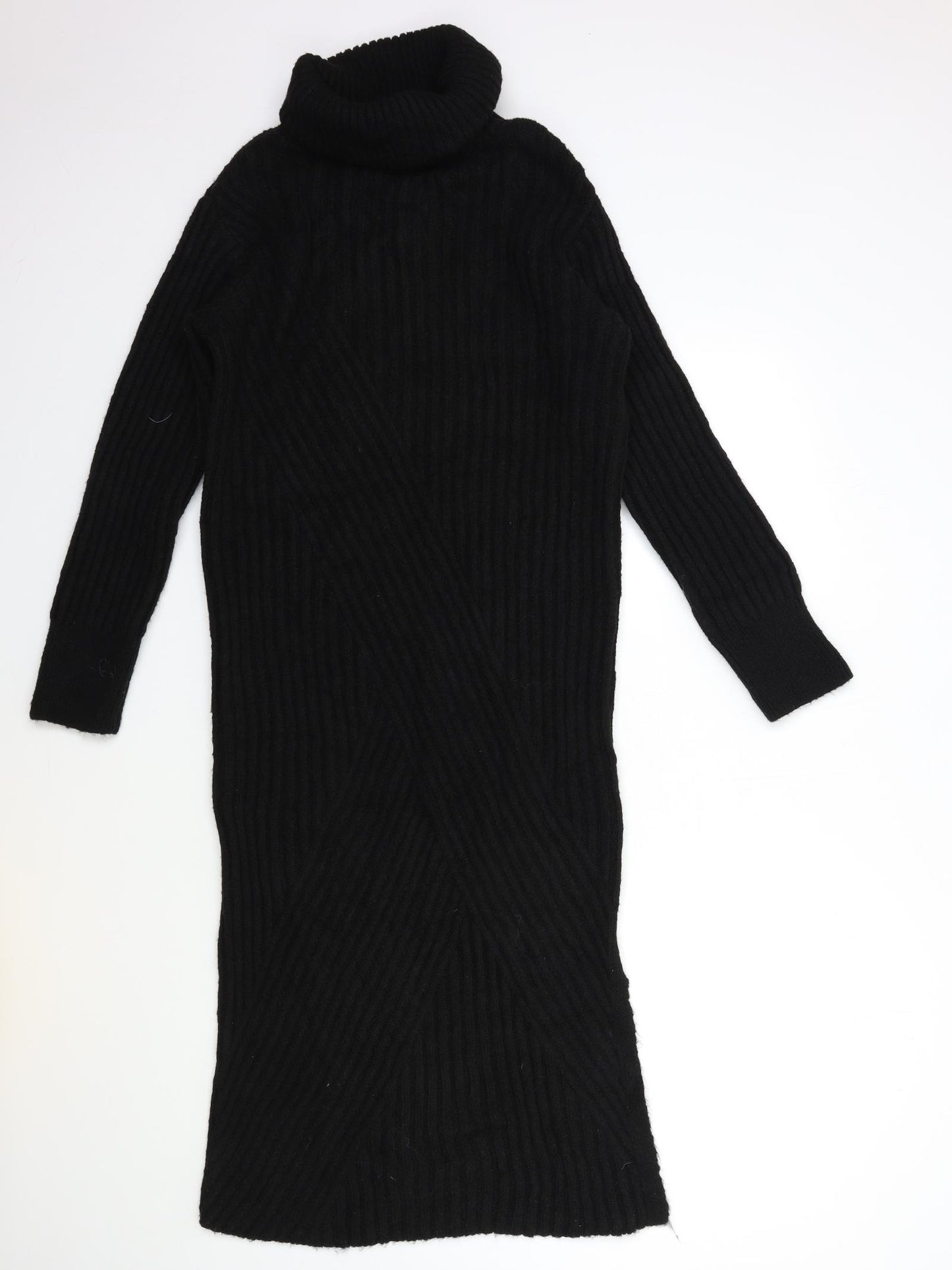 F&F Womens Black   Jumper Dress  Size 8