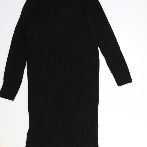 F&F Womens Black   Jumper Dress  Size 8