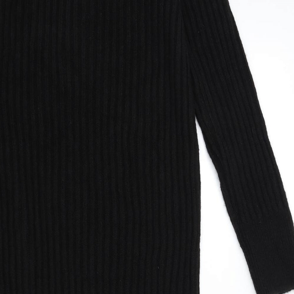 F&F Womens Black   Jumper Dress  Size 8