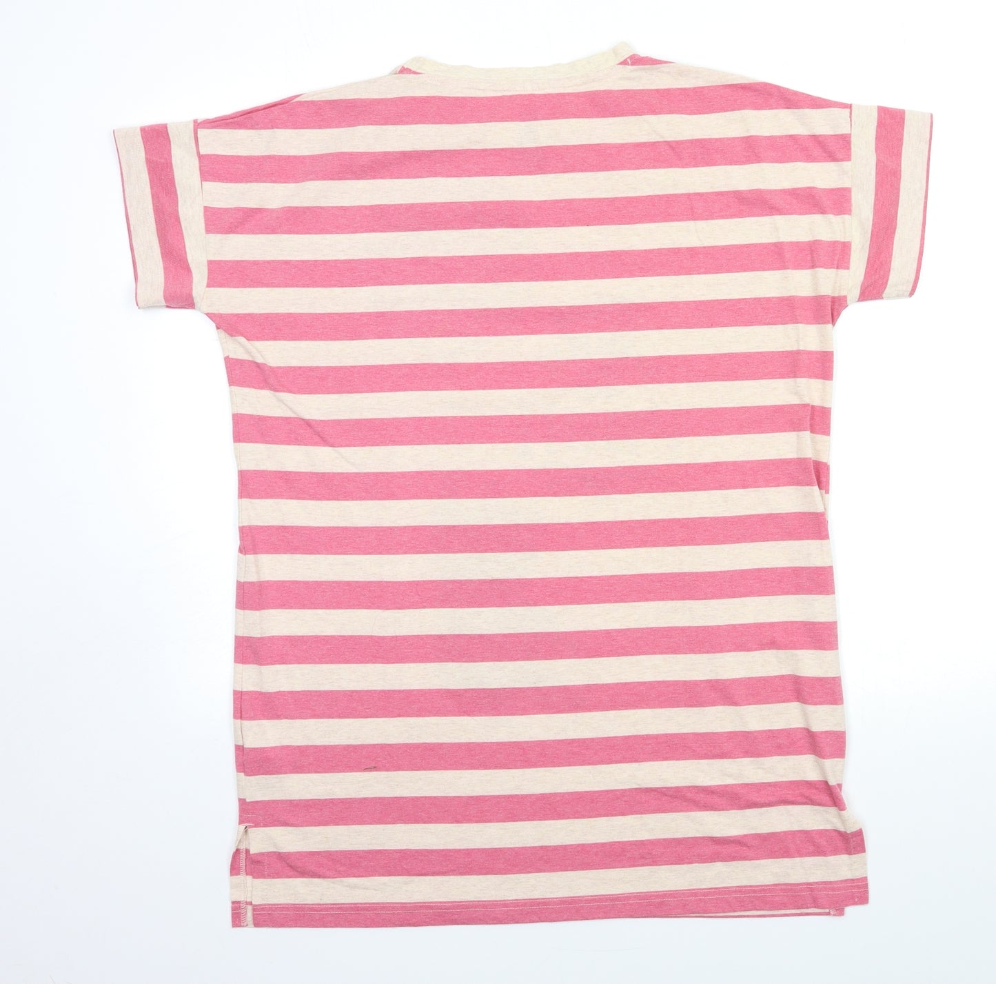 Disney Womens Pink Striped  Top Nightshirt Size 10