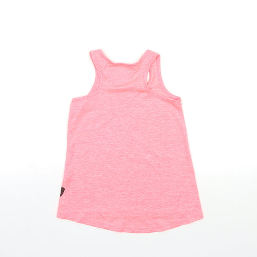 Young Dimension Girls Pink   Basic T-Shirt Size 7-8 Years