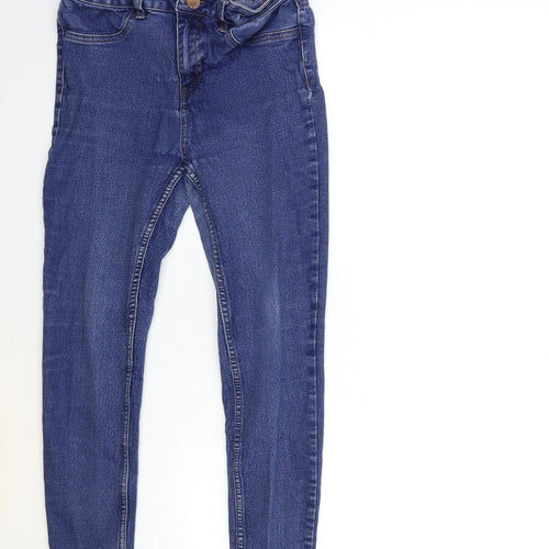 New Look Womens Black  Denim Skinny Jeans Size 10 L25 in