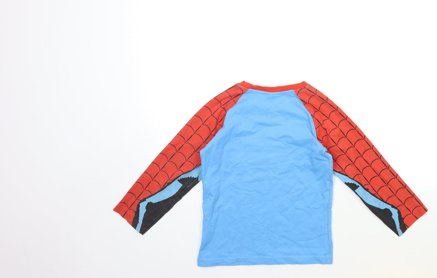 Disney Boys Blue   Basic T-Shirt Size 7-8 Years  - Spider Man