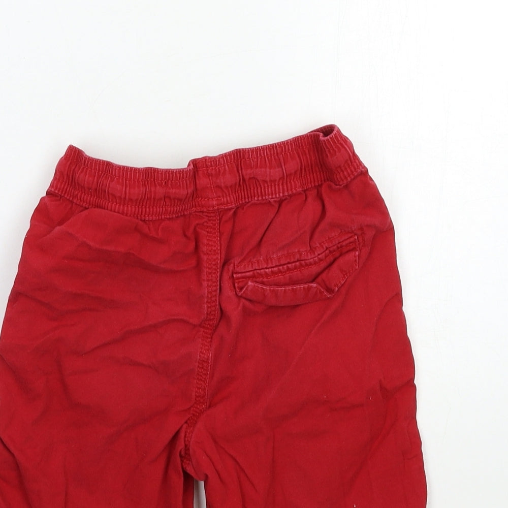 Denim & Co. Boys Red   Bermuda Shorts Size 7-8 Years