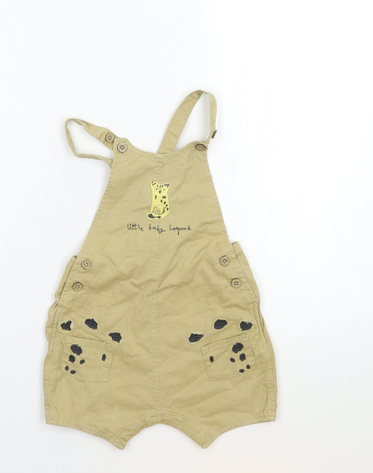 NEXT Baby Brown   Cropped Trousers Size 9-12 Months
