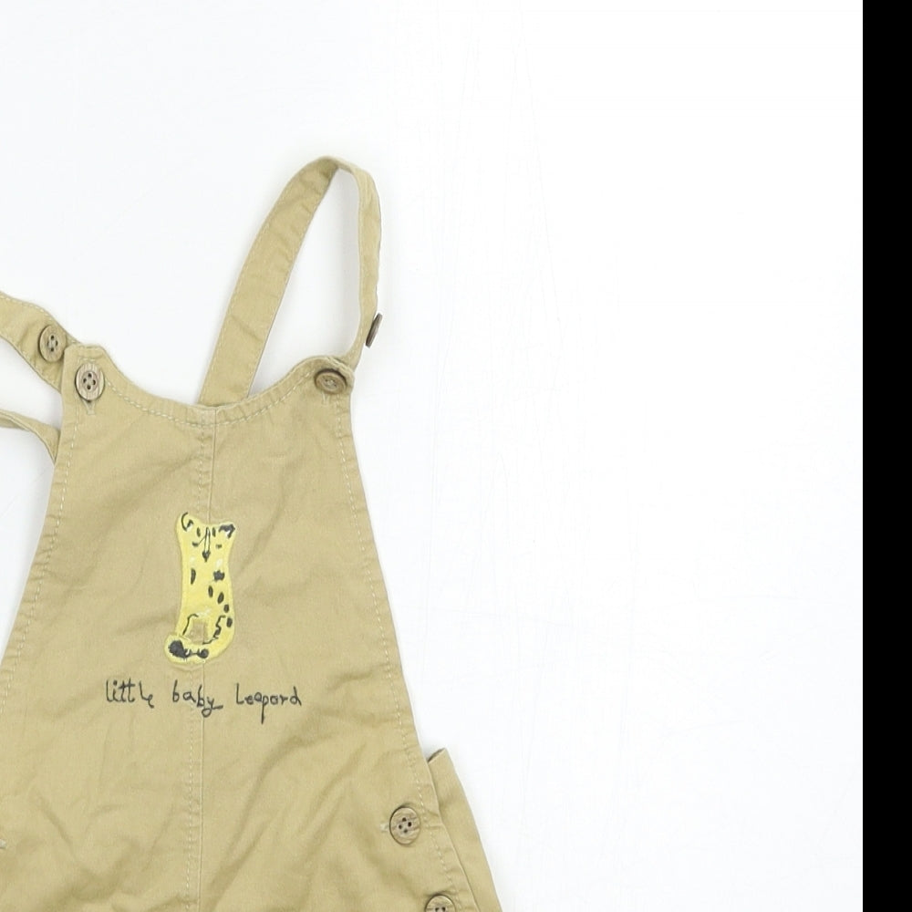 NEXT Baby Brown   Cropped Trousers Size 9-12 Months