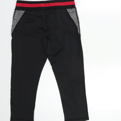 Slazenger Womens Black   Compression Leggings Size 12 L21 in