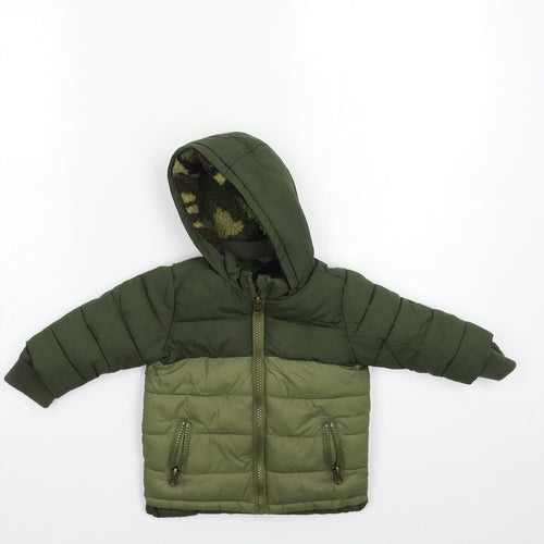 Primark Baby Green   Puffer Jacket Coat Size 3-6 Months