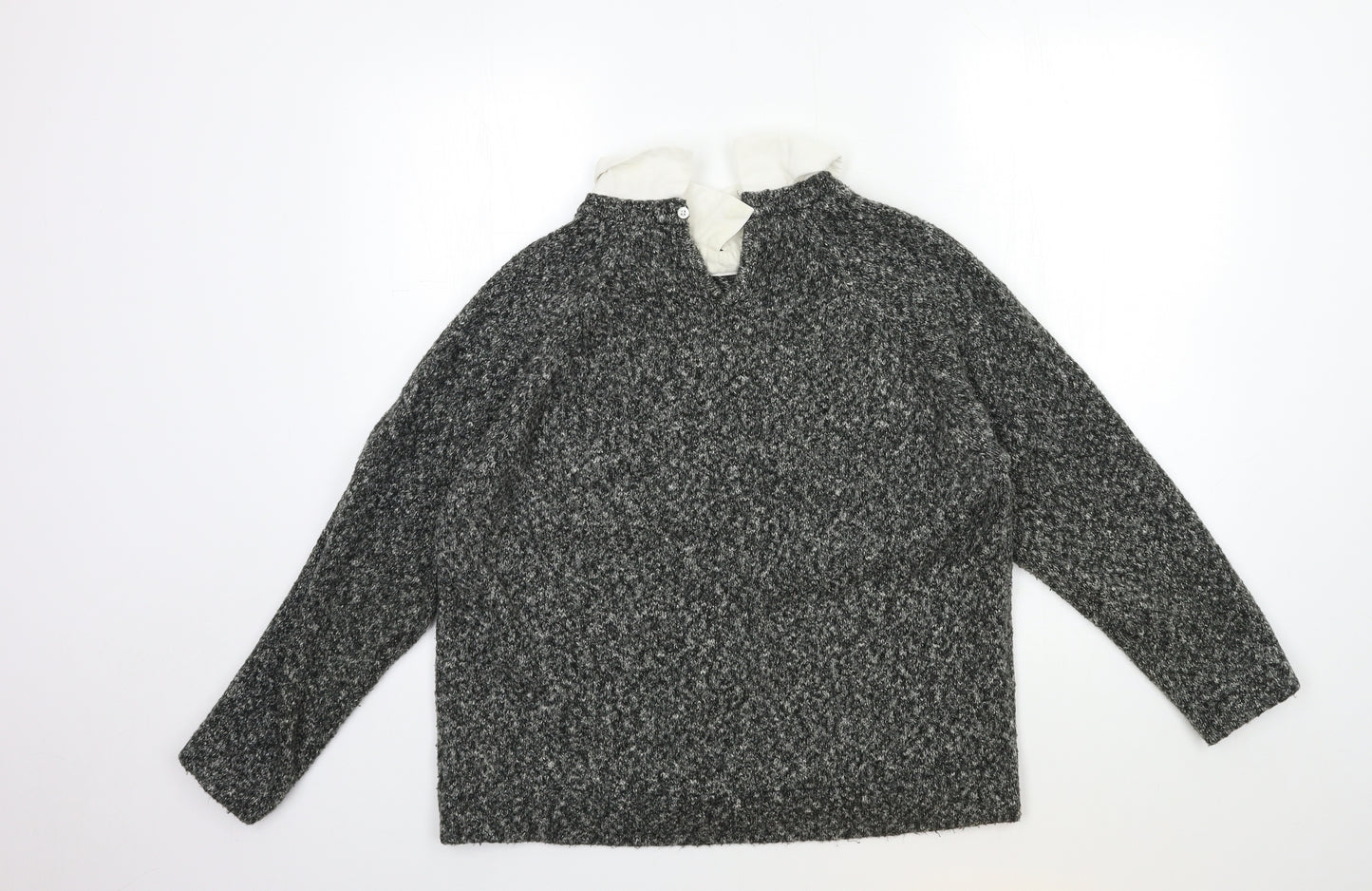 Atmosphere Womens Grey  Knit Pullover Jumper Size 16