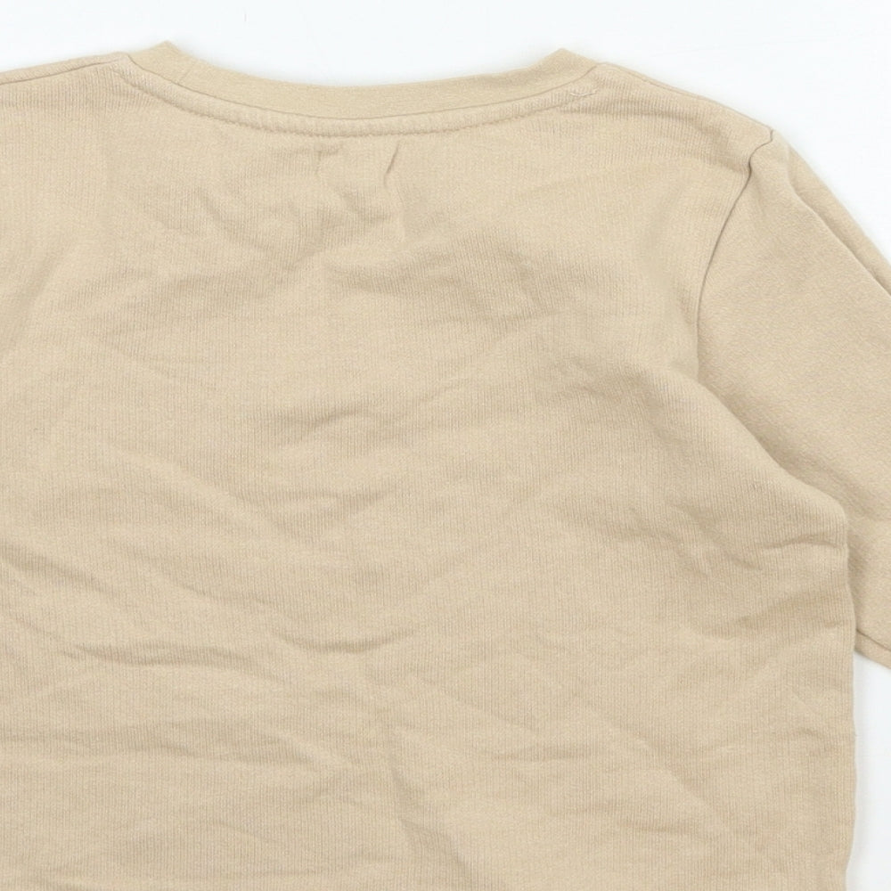 River Island Girls Beige   Pullover Sweatshirt Size 4-5 Years