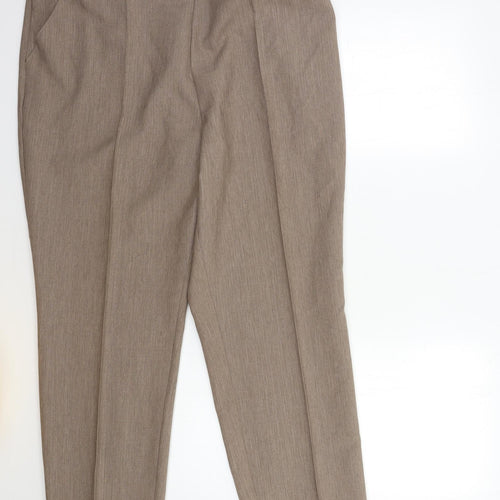 Marks and Spencer Womens Brown   Trousers  Size 18 L28 in