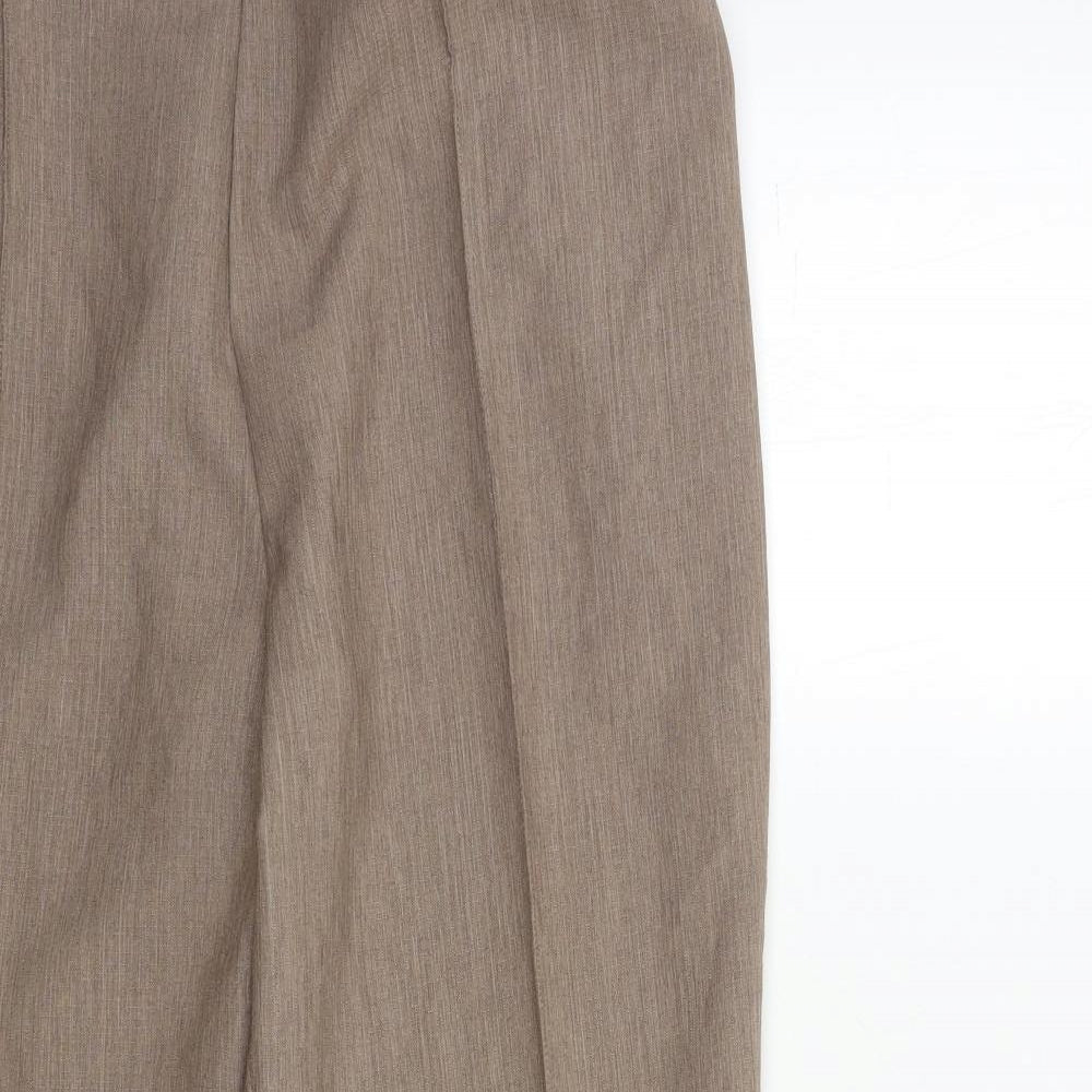 Marks and Spencer Womens Brown   Trousers  Size 18 L28 in