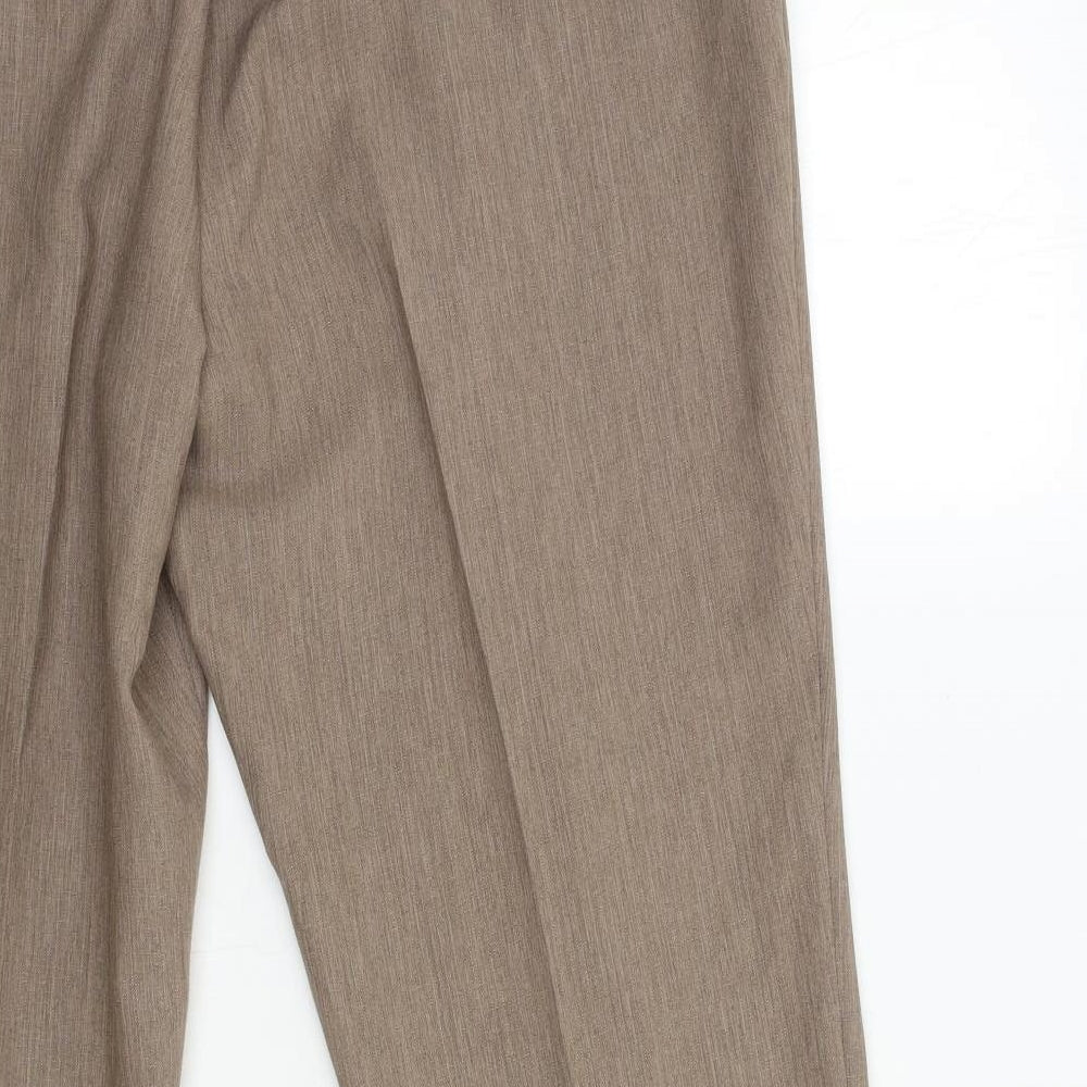 Marks and Spencer Womens Brown   Trousers  Size 18 L28 in