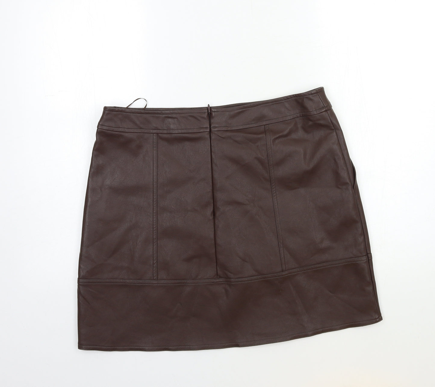 NEXT Womens Brown   Mini Skirt Size 14