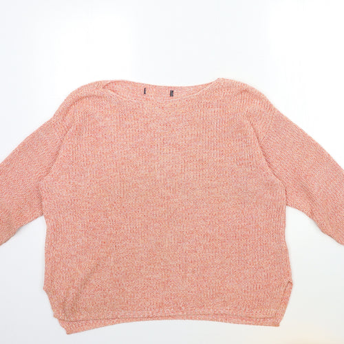 Marks and Spencer Mens Orange  Knit Pullover Jumper Size M