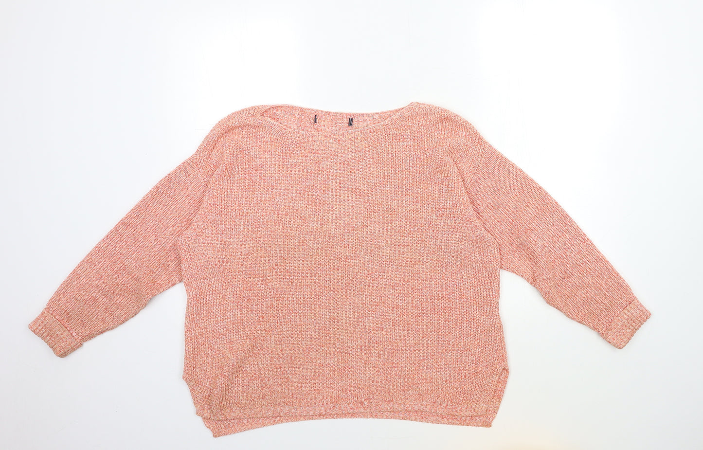 Marks and Spencer Mens Orange  Knit Pullover Jumper Size M