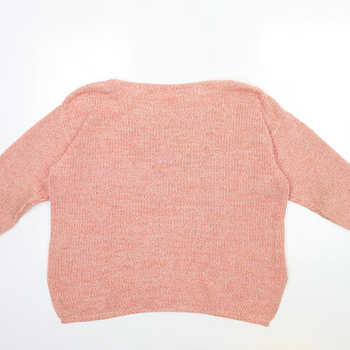 Marks and Spencer Mens Orange  Knit Pullover Jumper Size M