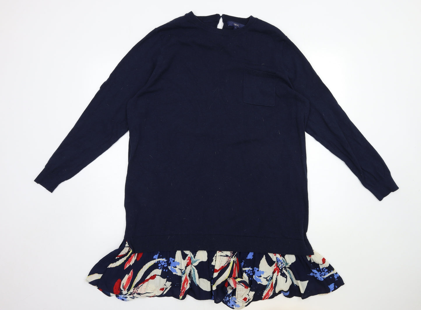 NEXT Womens Blue  Knit Jumper Dress  Size 20