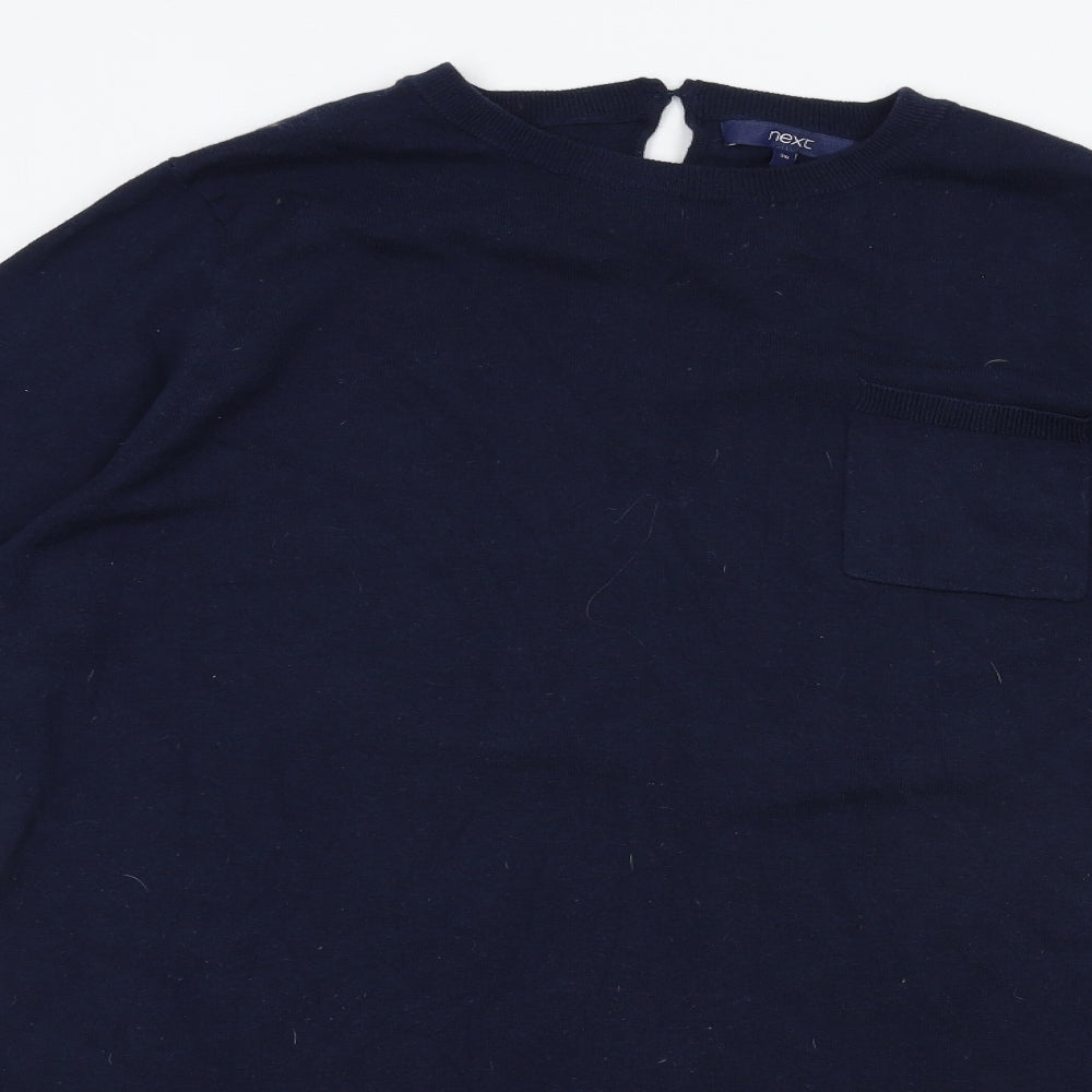 NEXT Womens Blue  Knit Jumper Dress  Size 20