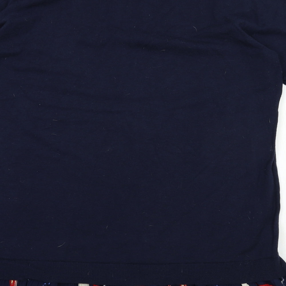 NEXT Womens Blue  Knit Jumper Dress  Size 20