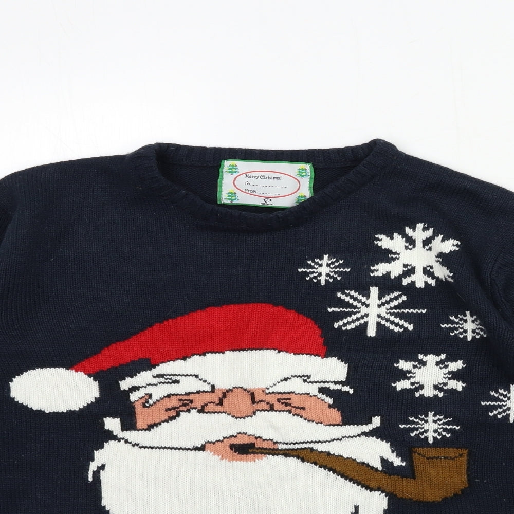 Cedar Wood State Mens Beige  Knit Pullover Jumper Size L  - christmas