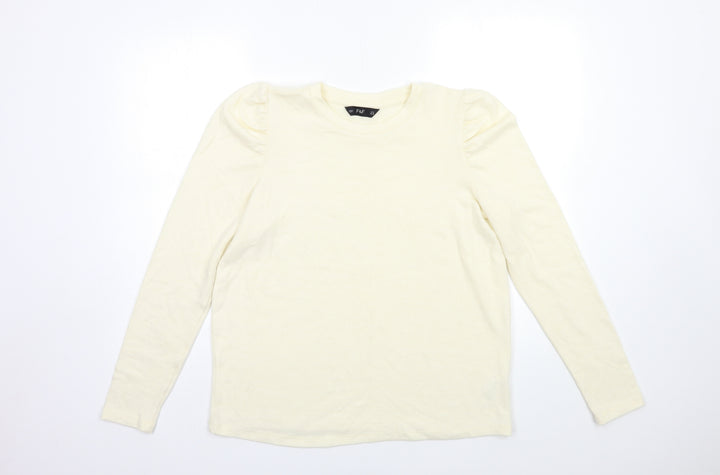 F&F Womens Ivory Knit Pullover Jumper Size 14