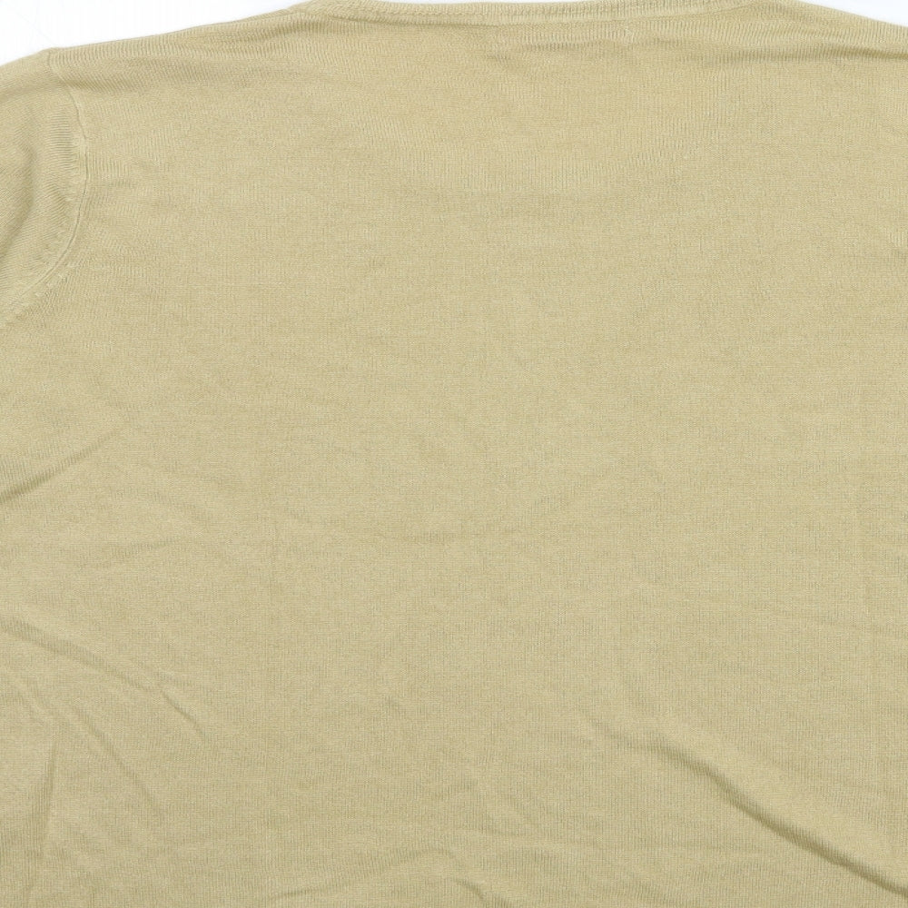 JULIPA Womens Beige  Knit Pullover Jumper Size 20