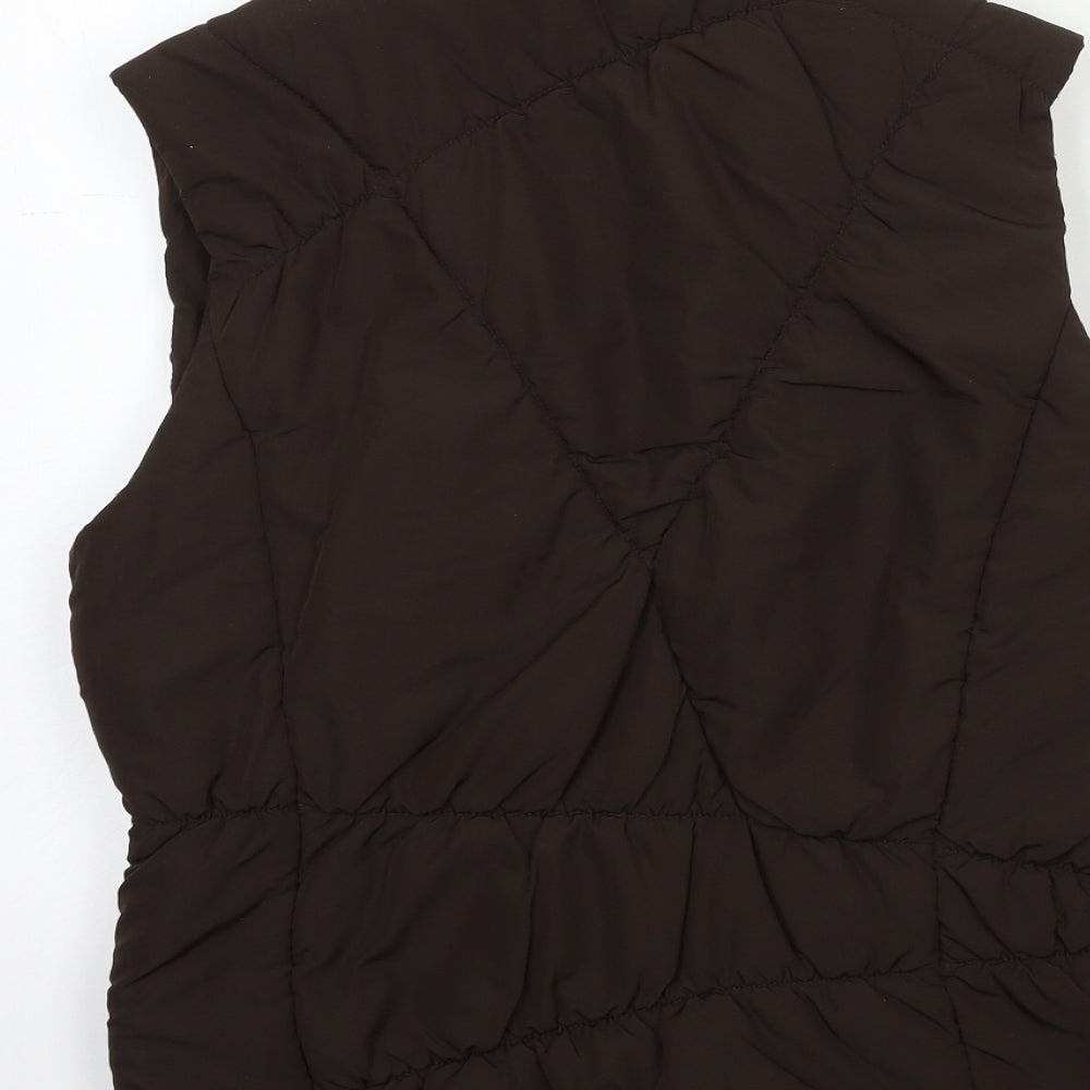 TU Womens Brown   Gilet Jacket Size 12