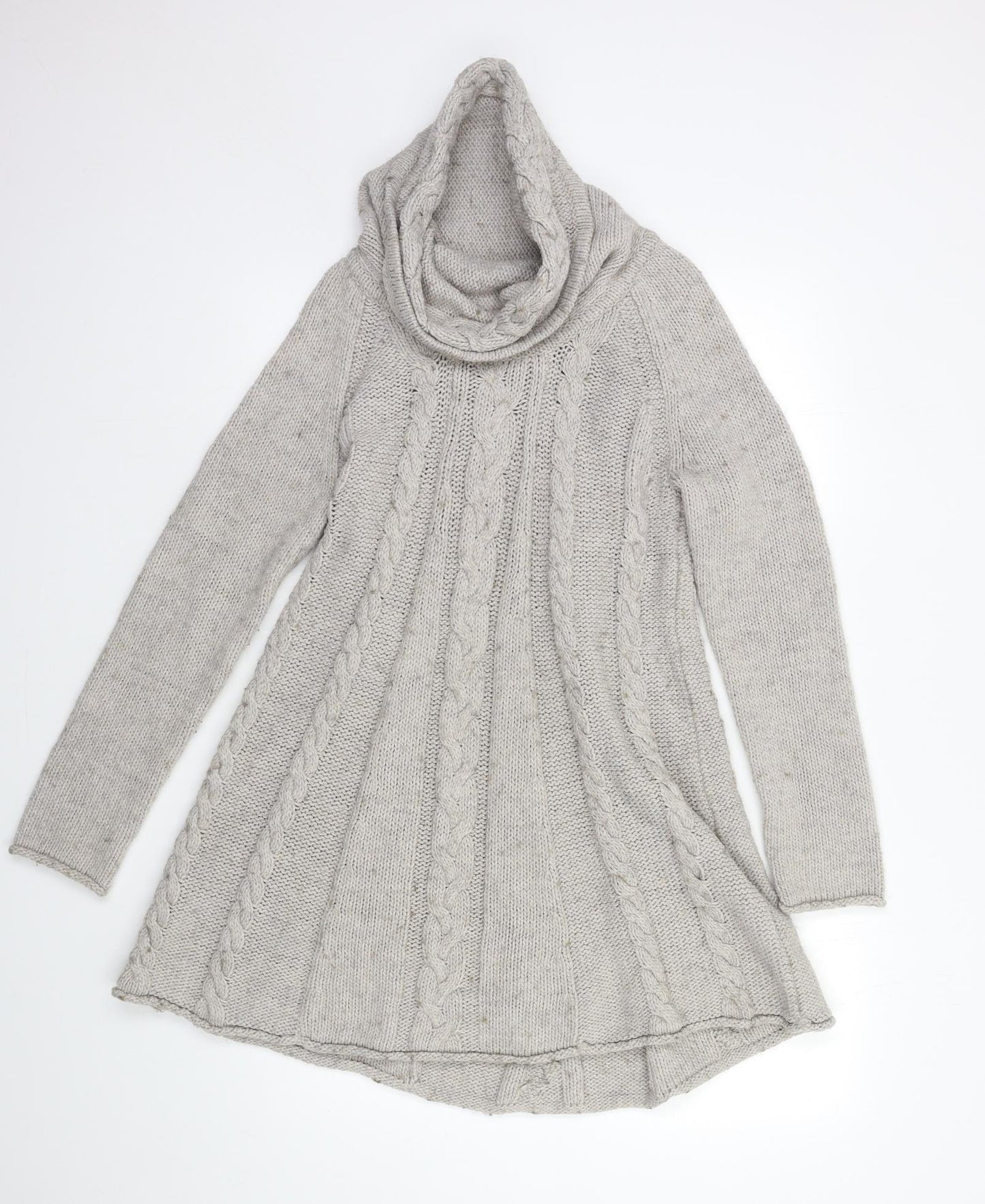 Marks and Spencer Womens Grey  Knit Jumper Dress  Size 12