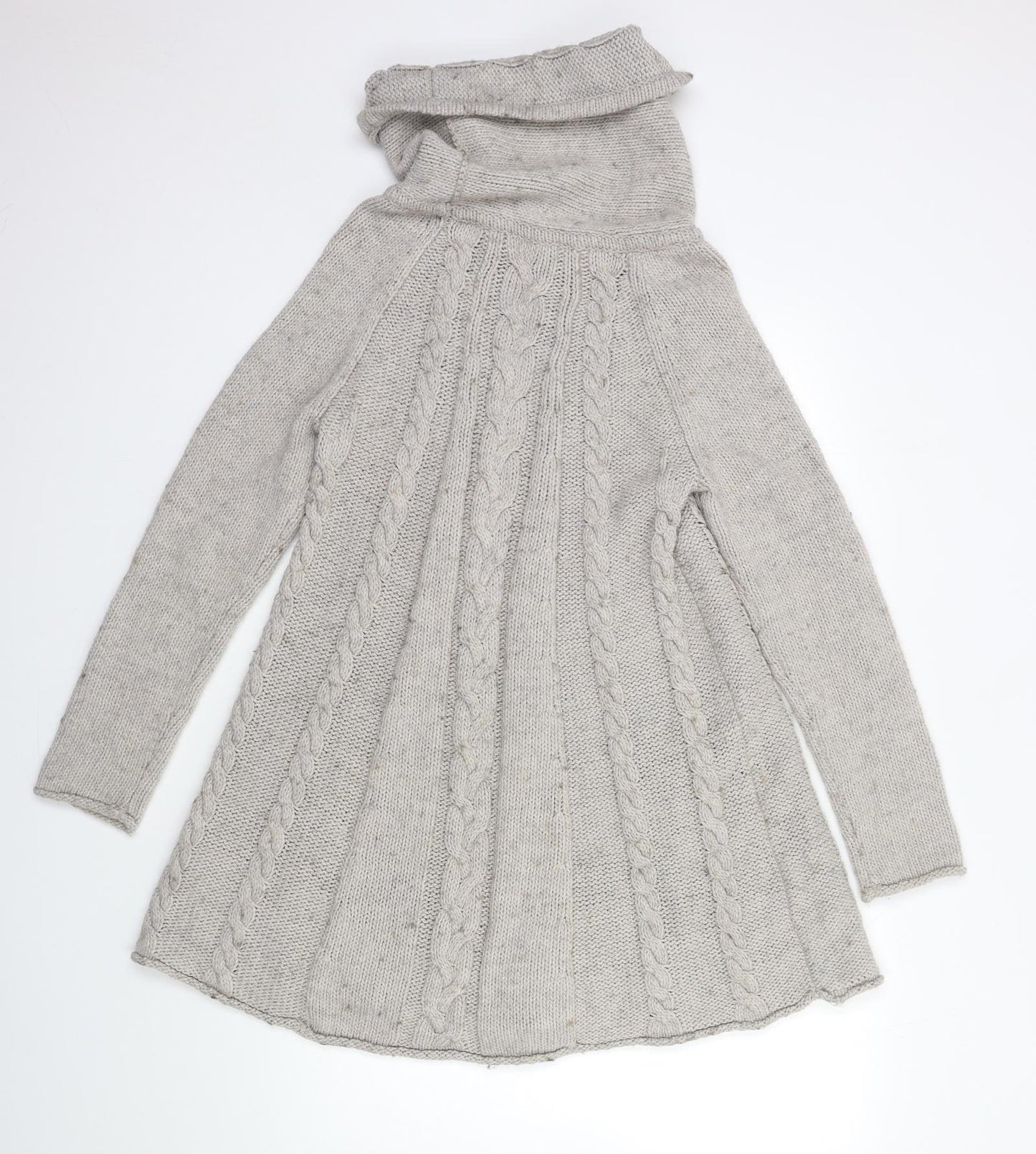 Marks and Spencer Womens Grey  Knit Jumper Dress  Size 12