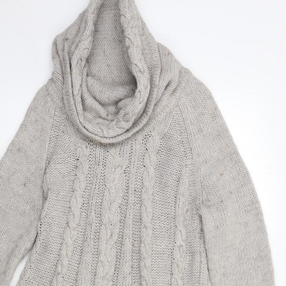 Marks and Spencer Womens Grey  Knit Jumper Dress  Size 12