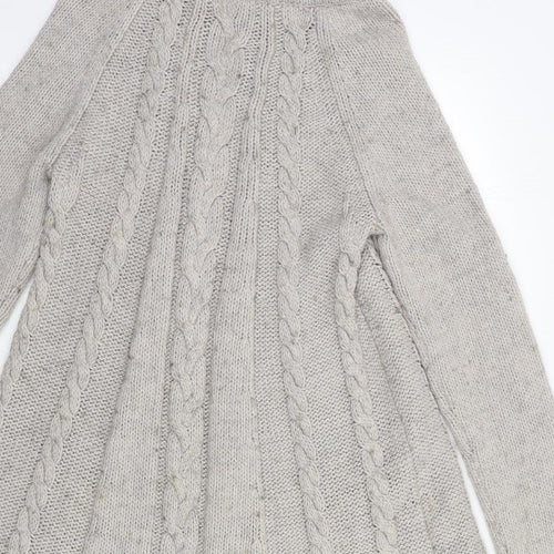 Marks and Spencer Womens Grey  Knit Jumper Dress  Size 12