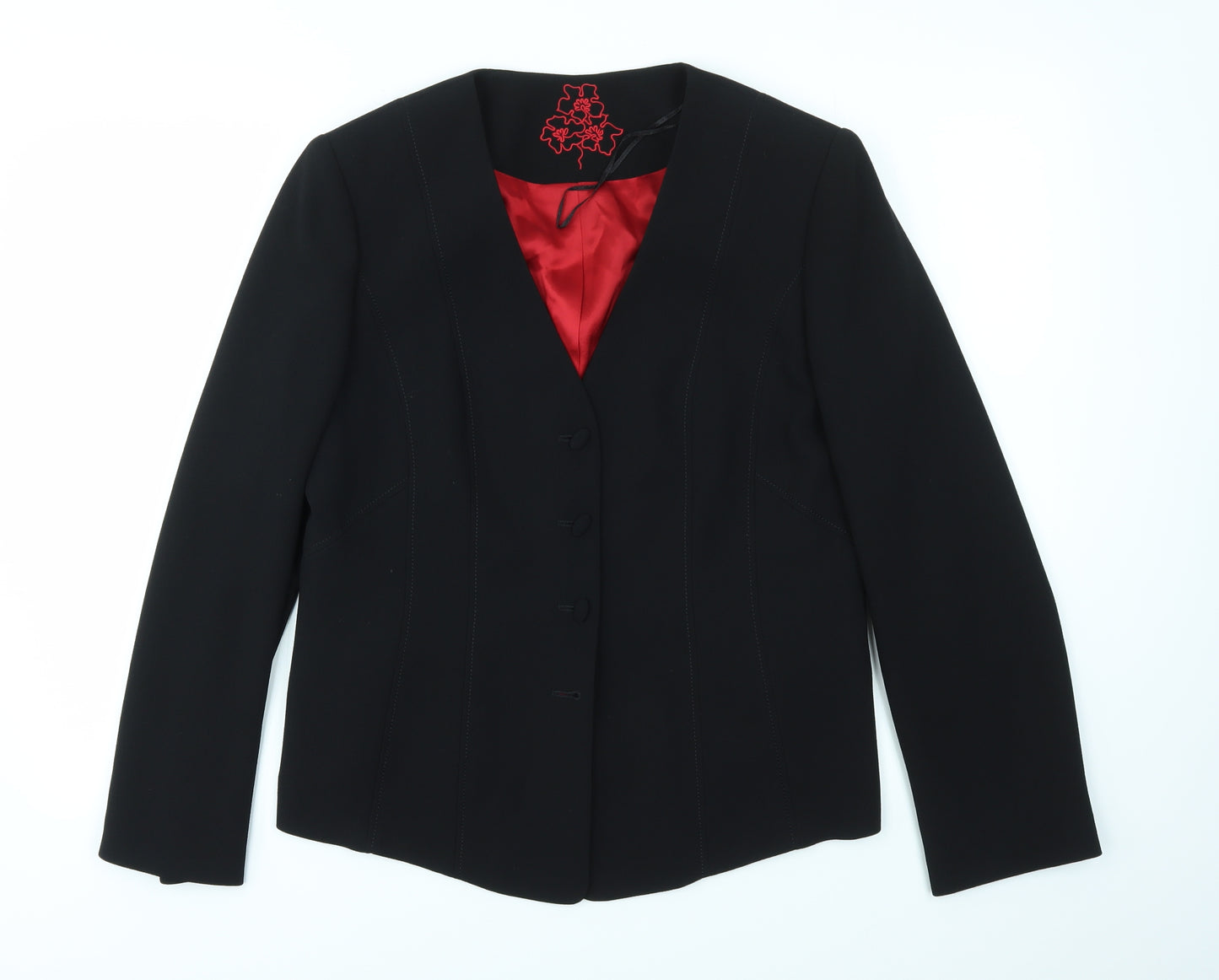 Jacqes Vert Womens Black   Jacket Blazer Size 12