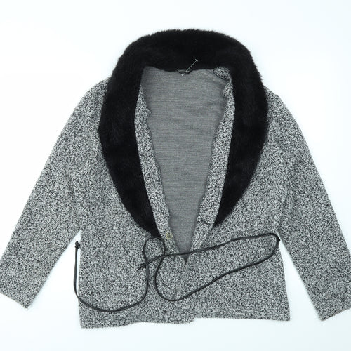 Florence  Fred Womens Grey   Cardigan Jumper Size 16