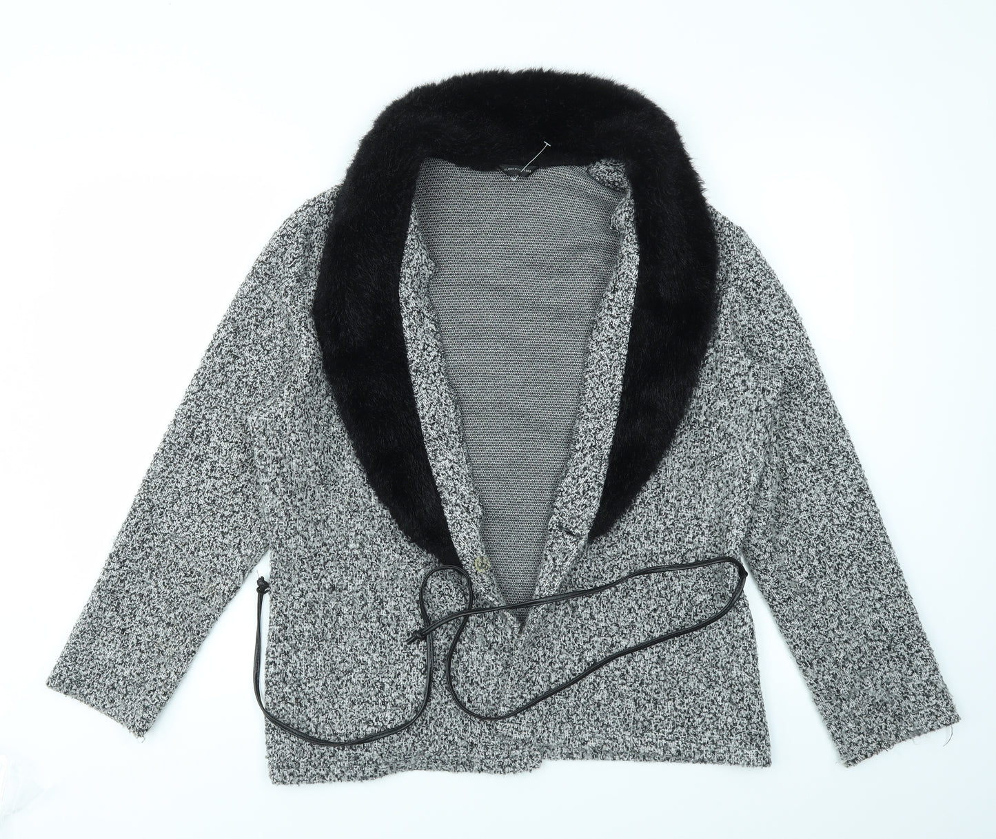 Florence  Fred Womens Grey   Cardigan Jumper Size 16