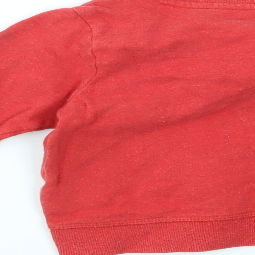 M Boys Red   Pullover Jumper Size 12-18 Months
