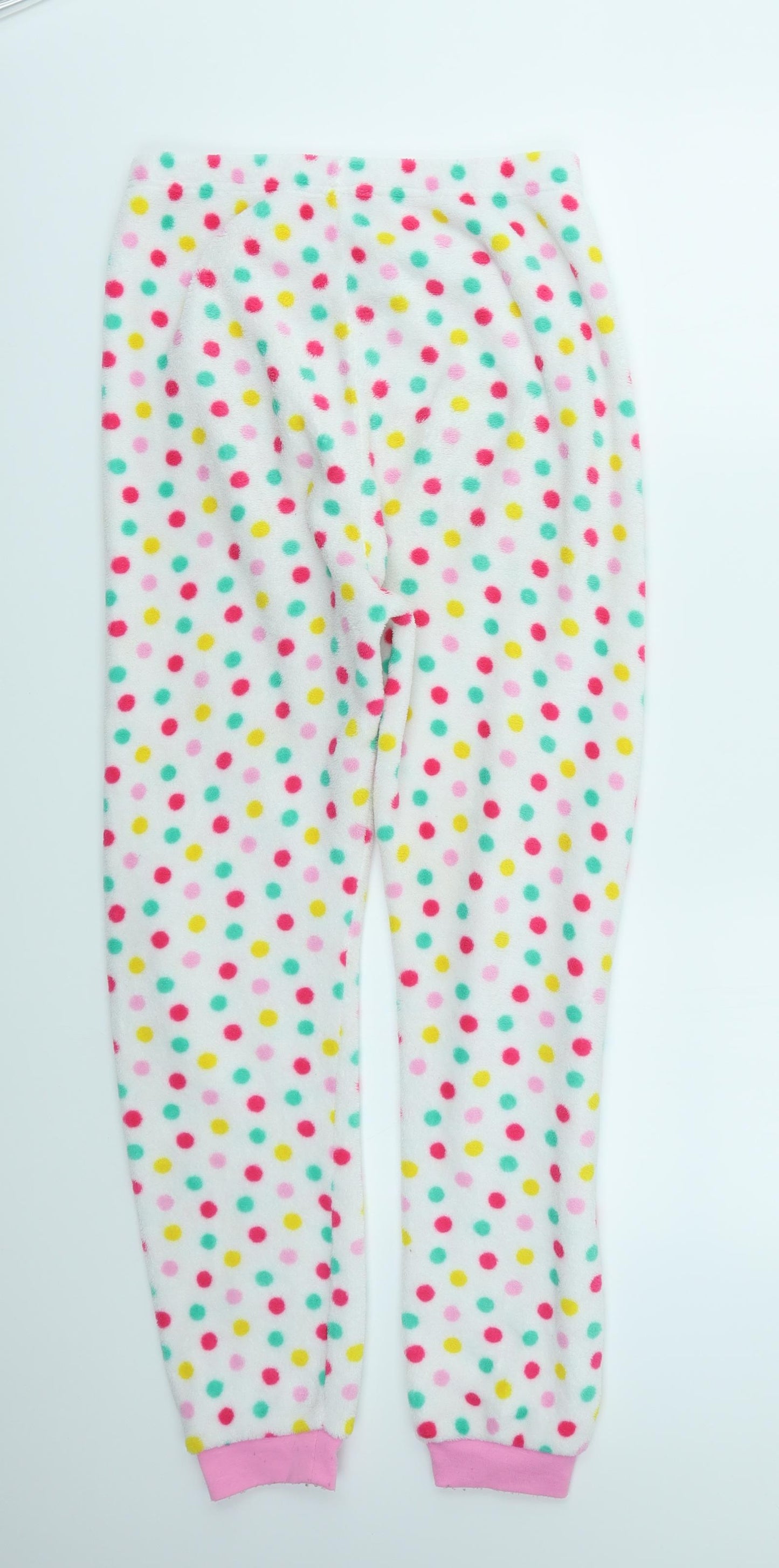 Primark Girls Multicoloured Spotted  Jogger Trousers Size 13-14 Years