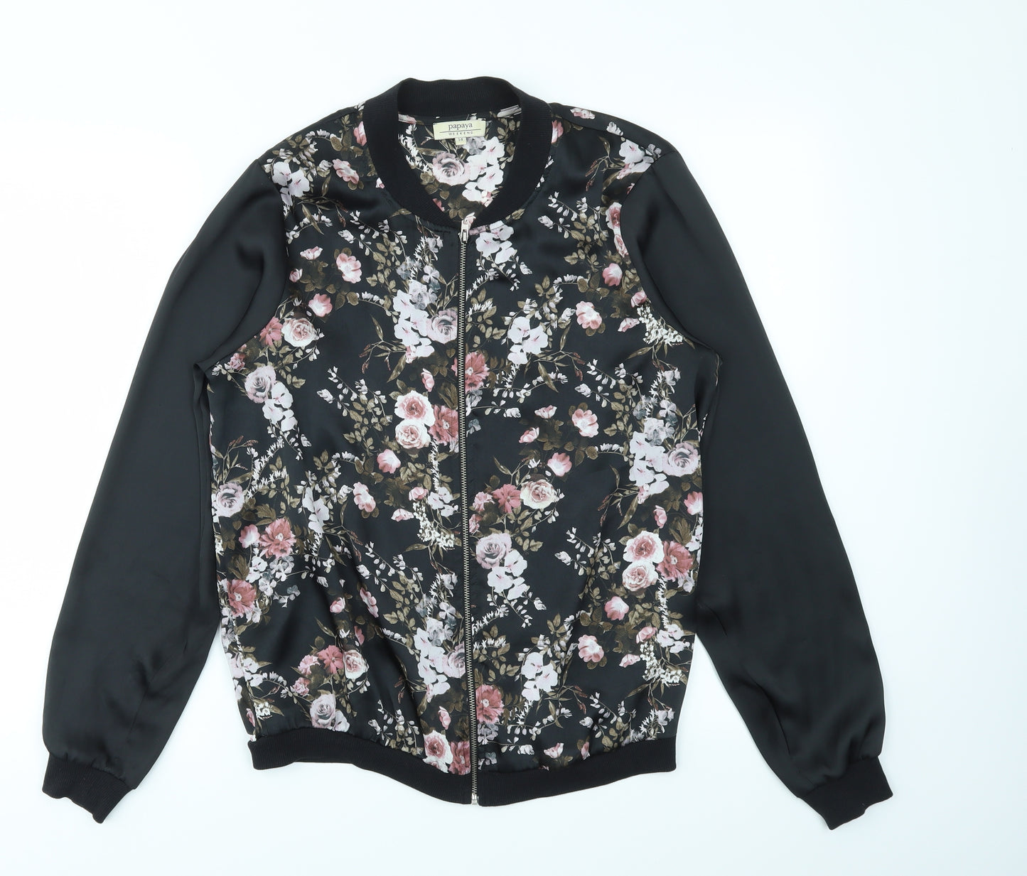 Papaya Womens Multicoloured Floral  Jacket  Size 14