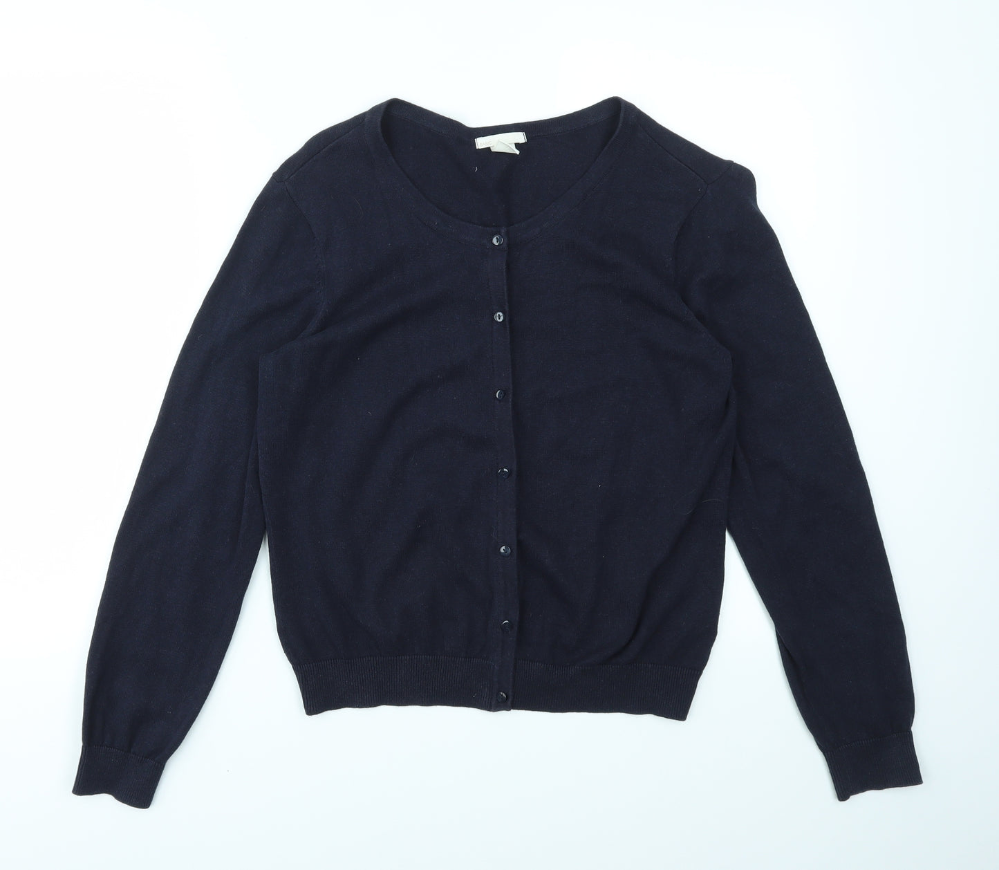 H&M Womens Blue   Cardigan Jumper Size L