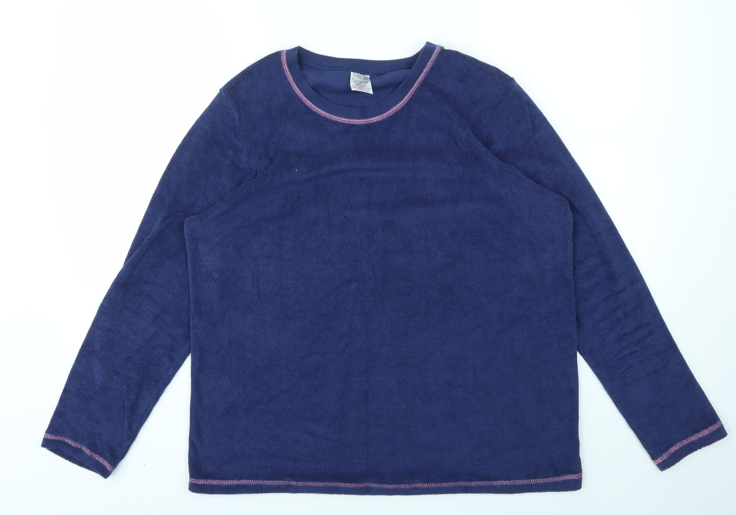 Avenue Womens Blue   Basic T-Shirt Size 16