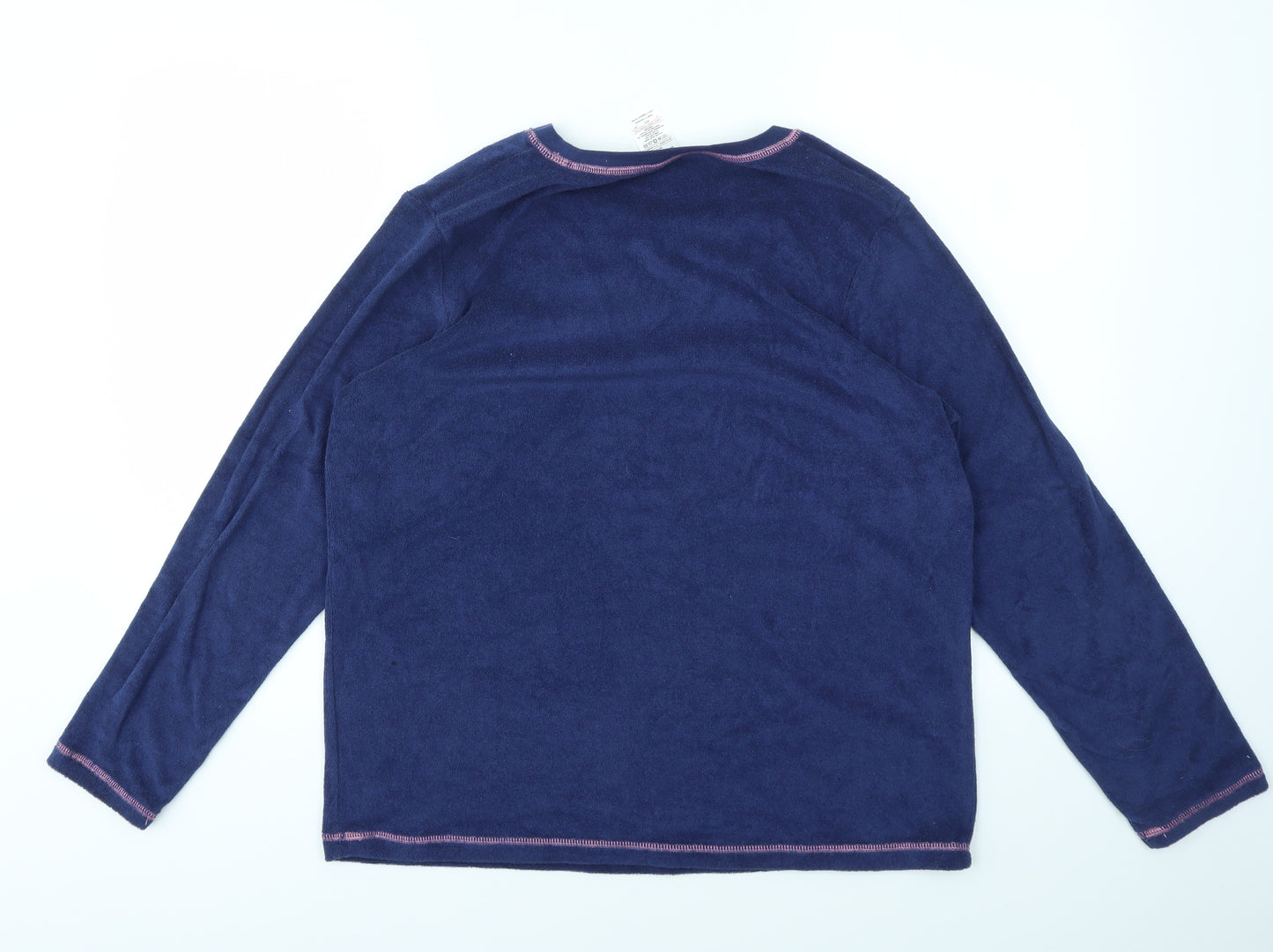 Avenue Womens Blue   Basic T-Shirt Size 16