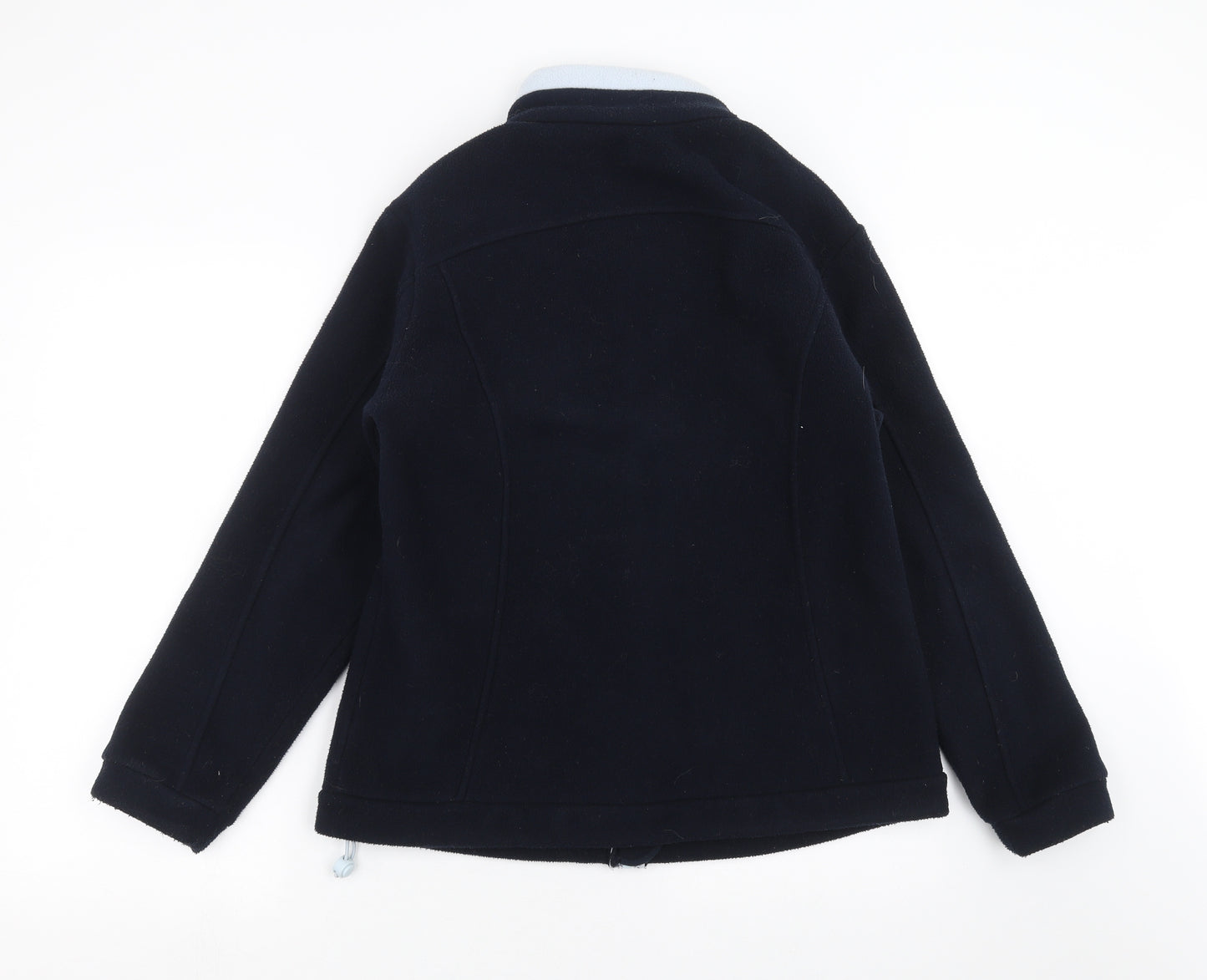Marks and Spencer Womens Blue  Fleece Full Zip Jumper Size 12