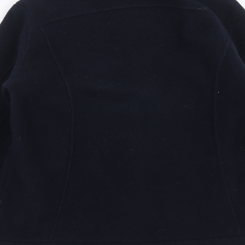 Marks and Spencer Womens Blue  Fleece Full Zip Jumper Size 12